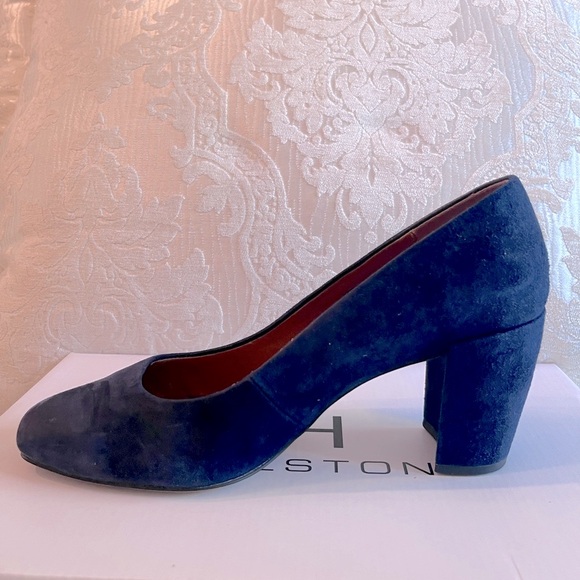 Halston Heritage Shoes - Halston Navy Blue Kid SuedeHeels Classic pumps in gorgeous blue color. Size 7